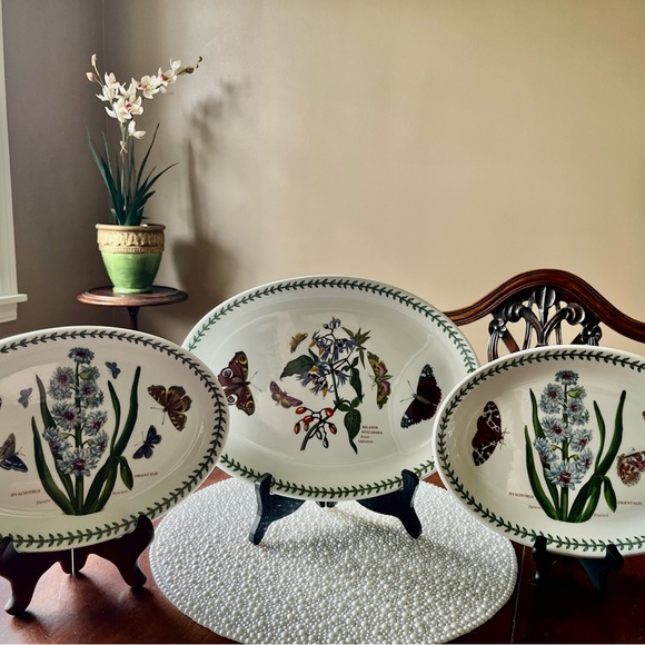 Portmeirion “Botanic Garden” bundle of three platters. Beautiful ❣️ - Picture 11 of 11